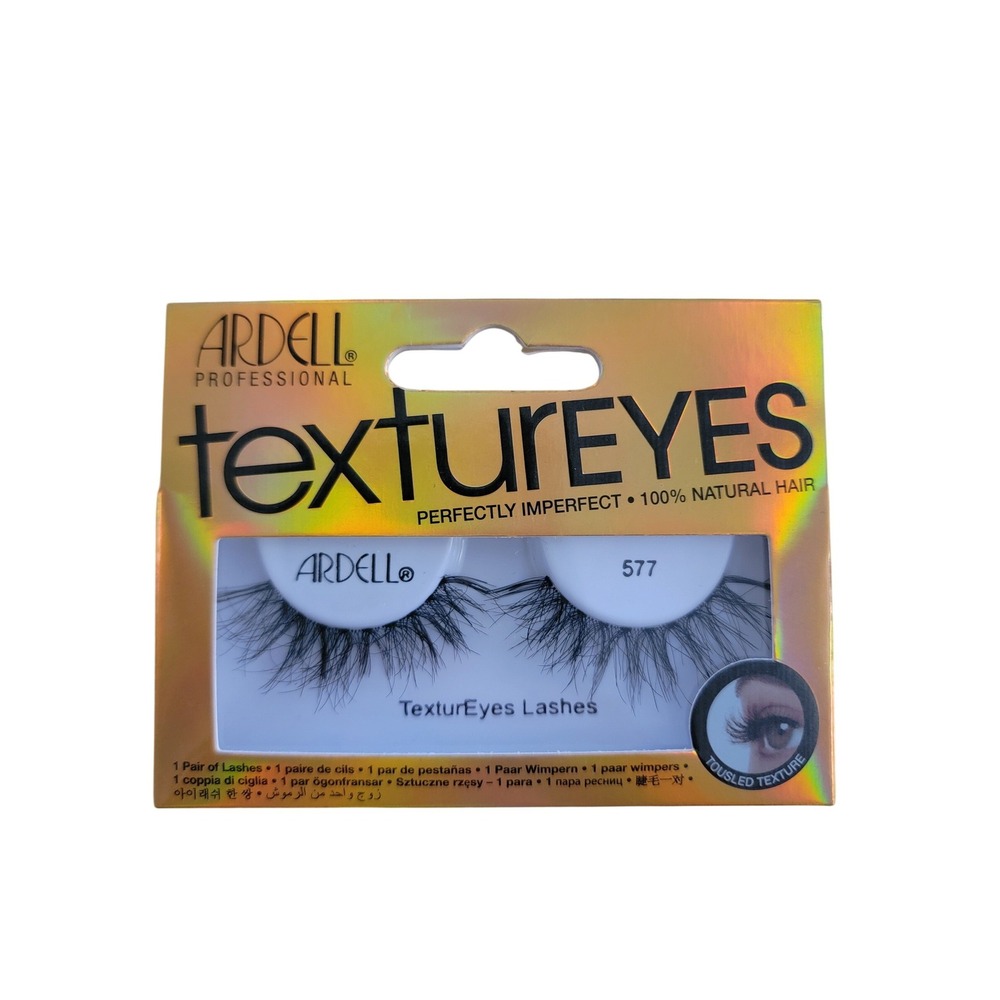 Ardell Professional TextureEyes Lashes 577 Natural Hair Tousled Texture Black